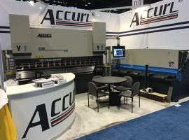 Accurl participated in the Chicago machine tool and Industrial Automation Exhibition in 2016